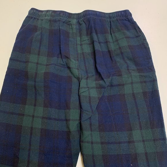 Polo Ralph Lauren Sleep Pants Plaid Green Blackwatch Elastic Waist Mens Size L - Picture 5 of 5